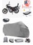 Arora Ym 150-A Arka Çanta Uyumlu (Gri) Motorsiket Brandası Motor Örtüsü Çadır Su Geçirmez Motosiklet Kılıfı Motor Brandası 1