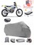 Husqvarna Fe 350 Arka Çanta Uyumlu (Gri) Motorsiket Brandası Motor Örtüsü Çadır Su Geçirmez Motosiklet Kılıfı Motor Brandası 1