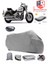 Yamaha Wild Star Xv 1600 Arka Çanta Uyumlu (Gri) Motorsiket Brandası Motor Örtüsü Çadır Su Geçirmez Motosiklet Kılıfı Motor Brandası 1