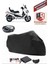 Piaggio x Evo 250 Siyah Arka Çanta Uyumlu Motorsiket Brandası Motor Örtüsü Çadır Su Geçirmez Motosiklet Kılıfı Motor Brandası 1