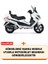 Piaggio x Evo 250 Siyah Arka Çanta Uyumlu Motorsiket Brandası Motor Örtüsü Çadır Su Geçirmez Motosiklet Kılıfı Motor Brandası 2