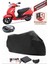Tvs Jupiter Siyah Arka Çanta Uyumlu Motorsiket Brandası Motor Örtüsü Çadır Su Geçirmez Motosiklet Kılıfı Motor Brandası 1
