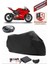 Ducati Panigale 1199 R Siyah Arka Çanta Uyumlu Motorsiket Brandası Motor Örtüsü Çadır Su Geçirmez Motosiklet Kılıfı Motor Brandası 1