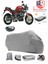 Moto Guzzi Breva V 1100 Arka Çanta Uyumlu (Gri) Motorsiket Brandası Motor Örtüsü Çadır Su Geçirmez Motosiklet Kılıfı Motor Brandası 1