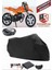 Kanuni Mini 50 Siyah Arka Çanta Uyumlu Motorsiket Brandası Motor Örtüsü Çadır Su Geçirmez Motosiklet Kılıfı Motor Brandası 1