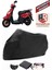 Kral Motor Kr-44 Pion 50 Siyah Motorsiket Brandası Motor Örtüsü Çadır Su Geçirmez Motosiklet Kılıfı Motor Brandası 1