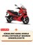 Gilera Nexus 300 Siyah Arka Çanta Uyumlu Motorsiket Brandası Motor Örtüsü Çadır Su Geçirmez Motosiklet Kılıfı Motor Brandası 2