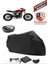 Mutt Razorback 250 Siyah Arka Çanta Uyumlu Motorsiket Brandası Motor Örtüsü Çadır Su Geçirmez Motosiklet Kılıfı Motor Brandası 1