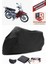 Asya As 100-8 Siyah Motorsiket Brandası Motor Örtüsü Çadır Su Geçirmez Motosiklet Kılıfı Motor Brandası 1