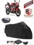 Qj SRK125 R Siyah Arka Çanta Uyumlu Motorsiket Brandası Motor Örtüsü Çadır Su Geçirmez Motosiklet Kılıfı Motor Brandası 1