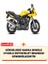 Yamaha FZS600 Arka Çanta Uyumlu (Gri) Motorsiket Brandası Motor Örtüsü Çadır Su Geçirmez Motosiklet Kılıfı Motor Brandası 2