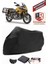 Aprilia Caponord 1200 Rally Siyah Motorsiket Brandası Motor Örtüsü Çadır Su Geçirmez Motosiklet Kılıfı Motor Brandası 1