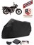 Çelik Motor CK100-3 Siyah Motorsiket Brandası Motor Örtüsü Çadır Su Geçirmez Motosiklet Kılıfı Motor Brandası 1