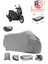 Yamaha X-Max 400 Iron Max Arka Çanta Uyumlu (Gri) Motorsiket Brandası Motor Örtüsü Çadır Su Geçirmez Motosiklet Kılıfı Motor Brandası 1