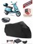 Altai Xline 50 Pro Siyah Arka Çanta Uyumlu Motorsiket Brandası Motor Örtüsü Çadır Su Geçirmez Motosiklet Kılıfı Motor Brandası 1