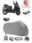 Piaggio Mp3 300 Arka Çanta Uyumlu (Gri) Motorsiket Brandası Motor Örtüsü Çadır Su Geçirmez Motosiklet Kılıfı Motor Brandası 1