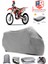 Yuki Dirty Paws Offroad Gri Motorsiket Brandası Motor Örtüsü Çadır Su Geçirmez Motosiklet Kılıfı Motor Brandası 1