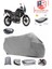 Triumph Tiger 800 Xr Arka Çanta Uyumlu (Gri) Motorsiket Brandası Motor Örtüsü Çadır Su Geçirmez Motosiklet Kılıfı Motor Brandası 1