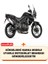 Triumph Tiger 800 Xr Arka Çanta Uyumlu (Gri) Motorsiket Brandası Motor Örtüsü Çadır Su Geçirmez Motosiklet Kılıfı Motor Brandası 2
