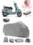 Vespa Gts 125 Abs Arka Çanta Uyumlu (Gri) Motorsiket Brandası Motor Örtüsü Çadır Su Geçirmez Motosiklet Kılıfı Motor Brandası 1