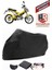 Mondial 125 Aggressive Siyah Motorsiket Brandası Motor Örtüsü Çadır Su Geçirmez Motosiklet Kılıfı Motor Brandası 1