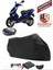 Peugeot Speedfight 2 Siyah Arka Çanta Uyumlu Motorsiket Brandası Motor Örtüsü Çadır Su Geçirmez Motosiklet Kılıfı Motor Brandası 1