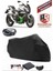 Kawasaki N?nja7 Hybrıd Siyah Arka Çanta Uyumlu Motorsiket Brandası Motor Örtüsü Çadır Su Geçirmez Motosiklet Kılıfı Motor Brandası 1