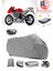 Mv Agusta F4R Arka Çanta Uyumlu (Gri) Motorsiket Brandası Motor Örtüsü Çadır Su Geçirmez Motosiklet Kılıfı Motor Brandası 1