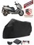 Yamaha Majesty 400 Siyah Motorsiket Brandası Motor Örtüsü Çadır Su Geçirmez Motosiklet Kılıfı Motor Brandası 1