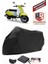 Motolux Vintage 50 Siyah Motorsiket Brandası Motor Örtüsü Çadır Su Geçirmez Motosiklet Kılıfı Motor Brandası 1