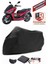 Sym Jet x 125 Siyah Motorsiket Brandası Motor Örtüsü Çadır Su Geçirmez Motosiklet Kılıfı Motor Brandası 1