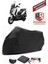 Sym Joymax Z Plus 250 Siyah Motorsiket Brandası Motor Örtüsü Çadır Su Geçirmez Motosiklet Kılıfı Motor Brandası 1