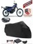 Suzuki Ts 185 Siyah Arka Çanta Uyumlu Motorsiket Brandası Motor Örtüsü Çadır Su Geçirmez Motosiklet Kılıfı Motor Brandası 1