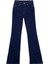 Yüksek Bel Geniş Paça Flare Koyu Indigo Kadın Denim Pantolon F5WL-PNT0193 2