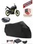 Yamaha Mt-07 Moto Cage Siyah Arka Çanta Uyumlu Motorsiket Brandası Motor Örtüsü Çadır Su Geçirmez Motosiklet Kılıfı Motor Brandası 1