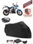 Falcon Sharp 200 Siyah Arka Çanta Uyumlu Motorsiket Brandası Motor Örtüsü Çadır Su Geçirmez Motosiklet Kılıfı Motor Brandası 1