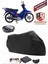 Rmg Moto Gusto Star 100 Siyah Arka Çanta Uyumlu Motorsiket Brandası Motor Örtüsü Çadır Su Geçirmez Motosiklet Kılıfı Motor Brandası 1