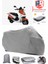 Daelim Beagle Gri Motorsiket Brandası Motor Örtüsü Çadır Su Geçirmez Motosiklet Kılıfı Motor Brandası 1