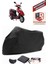 Mondial 125 Sfs Siyah Motorsiket Brandası Motor Örtüsü Çadır Su Geçirmez Motosiklet Kılıfı Motor Brandası 1