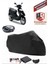 Kymco Movie Xl 150 Siyah Arka Çanta Uyumlu Motorsiket Brandası Motor Örtüsü Çadır Su Geçirmez Motosiklet Kılıfı Motor Brandası 1