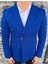 Erkek Kruvaze Slim Fit Blazer Ceket 1