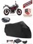 Suzuki SV650A Siyah Arka Çanta Uyumlu Motorsiket Brandası Motor Örtüsü Çadır Su Geçirmez Motosiklet Kılıfı Motor Brandası 1