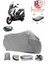 Sym Joymax Z 250 Arka Çanta Uyumlu (Gri) Motorsiket Brandası Motor Örtüsü Çadır Su Geçirmez Motosiklet Kılıfı Motor Brandası 1