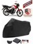 Falcon Sk 125 Kmt Siyah Motorsiket Brandası Motor Örtüsü Çadır Su Geçirmez Motosiklet Kılıfı Motor Brandası 1