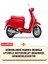 Lambretta G350 Siyah Motorsiket Brandası Motor Örtüsü Çadır Su Geçirmez Motosiklet Kılıfı Motor Brandası 2