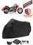 Honda Vtx 1300 S Siyah Motorsiket Brandası Motor Örtüsü Çadır Su Geçirmez Motosiklet Kılıfı Motor Brandası 1