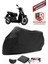 Kymco People S 150I Siyah Motorsiket Brandası Motor Örtüsü Çadır Su Geçirmez Motosiklet Kılıfı Motor Brandası 1
