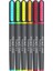 Prime Ink Ince Uçlu Fineliner Kalem Metal Uç Neon Renkler 0.4 mm 6 Lı 2