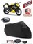 Kawasaki Ninja 250SL Siyah Arka Çanta Uyumlu Motorsiket Brandası Motor Örtüsü Çadır Su Geçirmez Motosiklet Kılıfı Motor Brandası 1