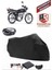 Kuba KH100 Siyah Arka Çanta Uyumlu Motorsiket Brandası Motor Örtüsü Çadır Su Geçirmez Motosiklet Kılıfı Motor Brandası 1